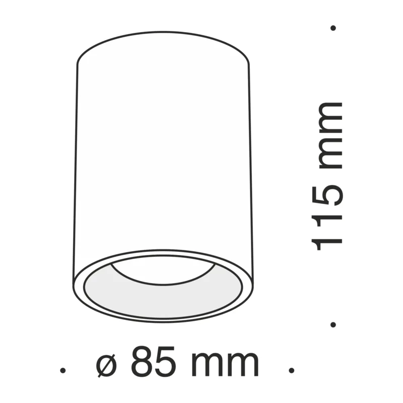 Потолочный светильник Изящность / Slim 1*GU10 10 Вт Maytoni C012CL-01B 6
