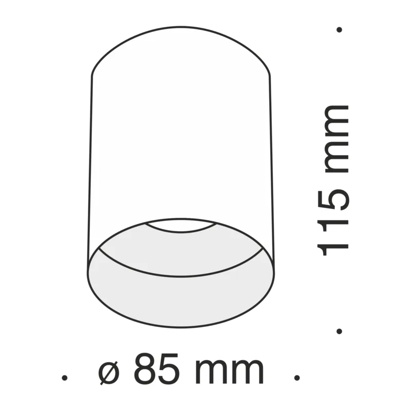 Потолочный светильник Изящность / Slim 1*GU10 10 Вт Maytoni C014CL-01B 2