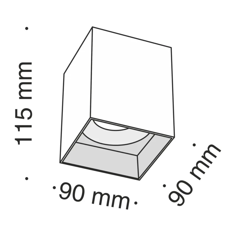 Потолочный светильник Изящность / Slim 1*GU10 10 Вт Maytoni C015CL-01B 3