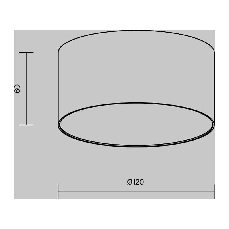 Потолочный светильник Зон / Zon 12 Вт 2700 К 120° Maytoni C032CL-12W2.7K-RD-B 2