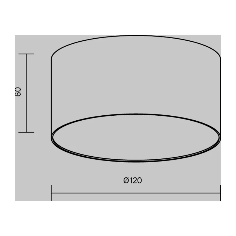 Потолочный светильник Зон / Zon 12 Вт 4000 К 120° Maytoni C032CL-12W4K-RD-MG 9