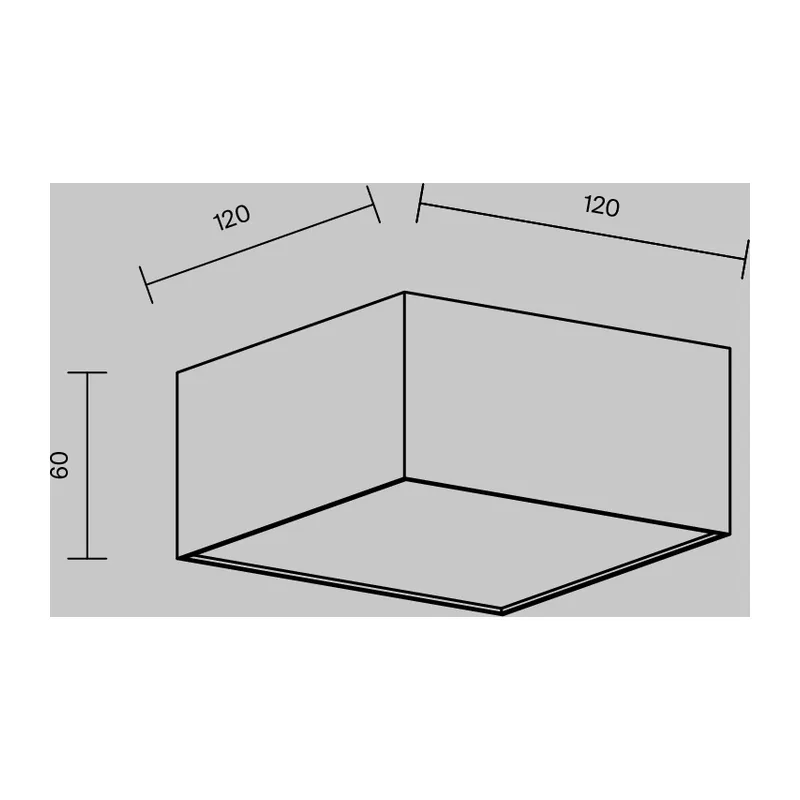 Потолочный светильник Зон / Zon 12 Вт 4000 К 120° Maytoni C032CL-12W4K-SQ-B 5