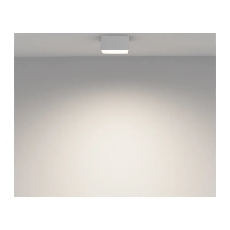 Потолочный светильник Зон / Zon 12 Вт 4000 К 120° Maytoni C032CL-12W4K-SQ-W 4