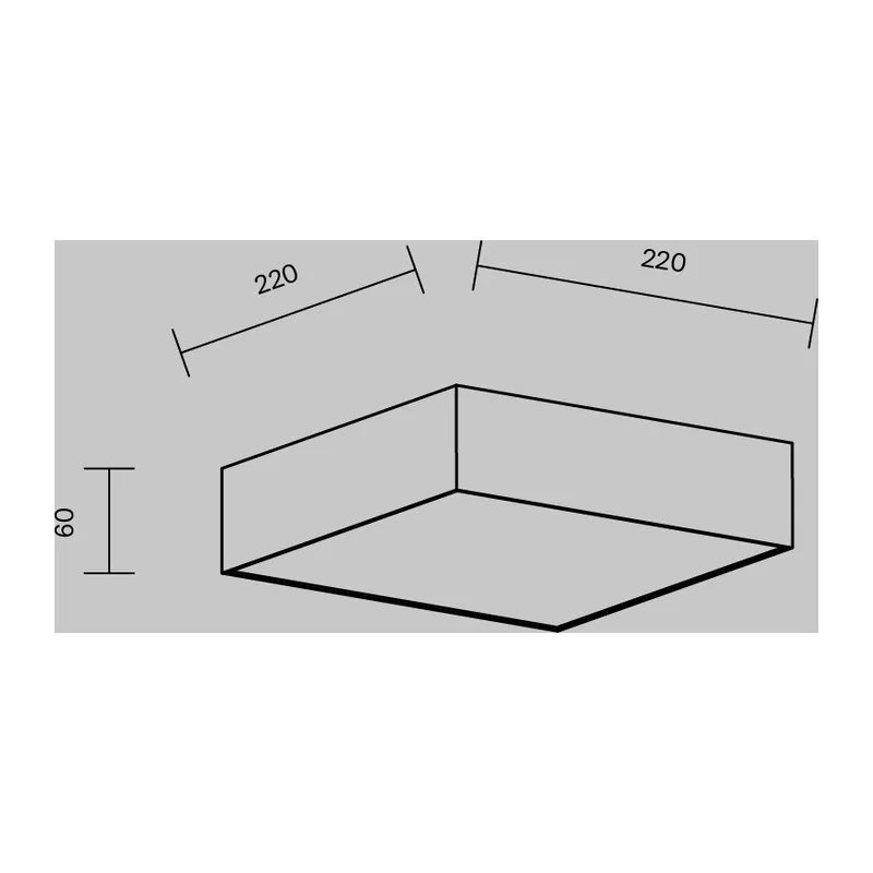 Потолочный светильник Зон / Zon 24 Вт 4000 К 120° Maytoni C032CL-24W4K-SQ-B 8