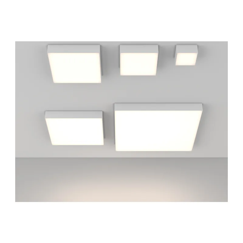 Потолочный светильник Зон / Zon 24 Вт 4000 К 120° Maytoni C032CL-24W4K-SQ-W 9