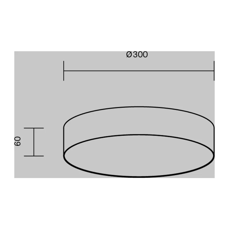 Потолочный светильник Зон / Zon 36 Вт 3000 К 120° Maytoni C032CL-36W3K-RD-B 8