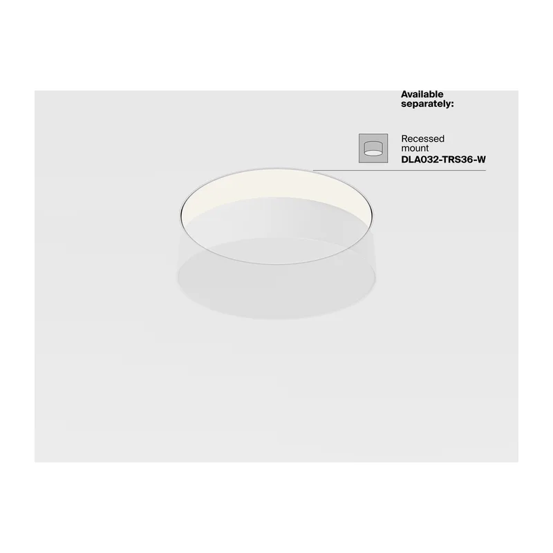 Потолочный светильник Зон / Zon 36 Вт 3000 К 120° Maytoni C032CL-36W3K-RD-MG 12