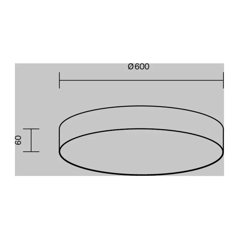 Потолочный светильник Зон / Zon 90 Вт 3000 К 120° Maytoni C032CL-90W3K-RD-B 8