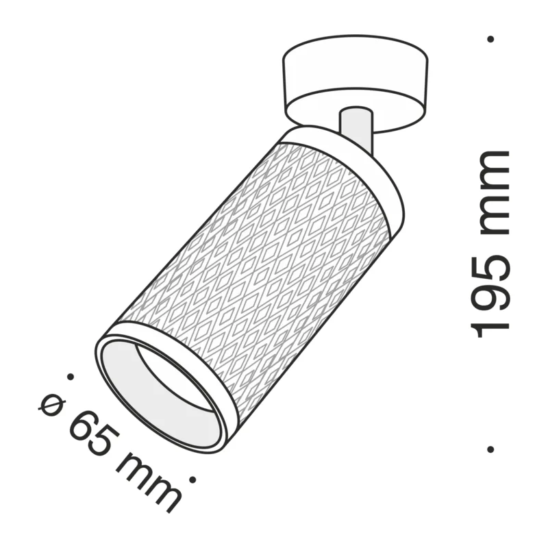Потолочный светильник Фокус Дизайн / Focus Design 1*GU10 10 Вт Maytoni C034CL-01B 3