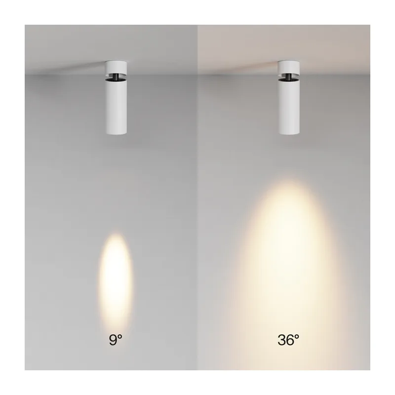 Потолочный светильник Фокус / FOCUS LED 12 Вт 2700 К 9° Maytoni C055CL-L12W2.7K-SS-W 4