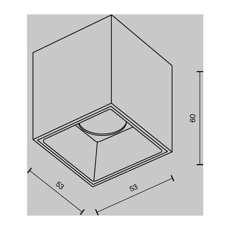 Потолочный светильник Альфа / Alfa LED 5 Вт 2700 К 50° Maytoni C064CL-5W2.7K-SQ-WB 4