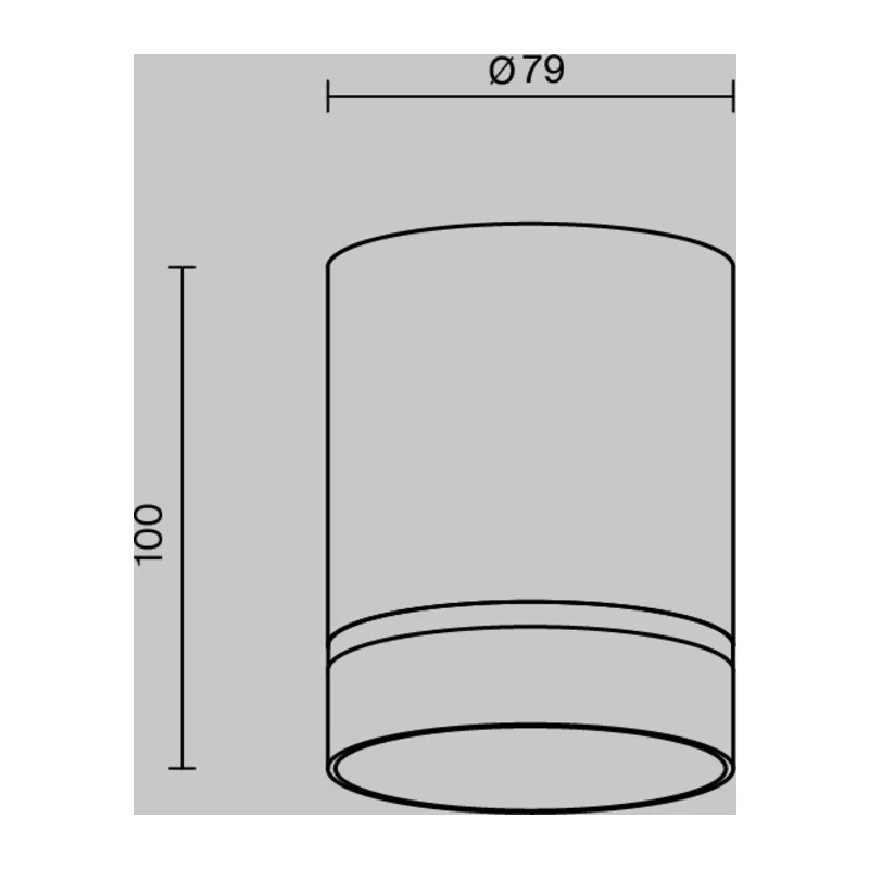Потолочный светильник Орло / Orlo 9 Вт 3000 К 100° Maytoni C085CL-9W3K-B 9