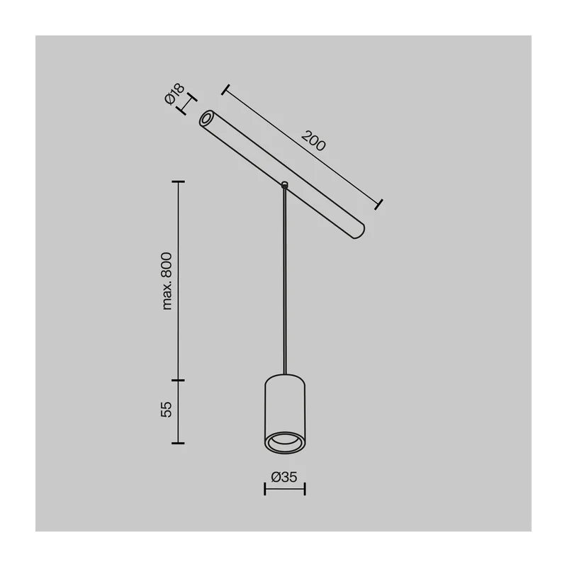 Светильник Фокус / Focus Led для системы освещения Axity 3000/6000К 3Вт 36° Maytoni C105PL-3W3-6K-BS 10