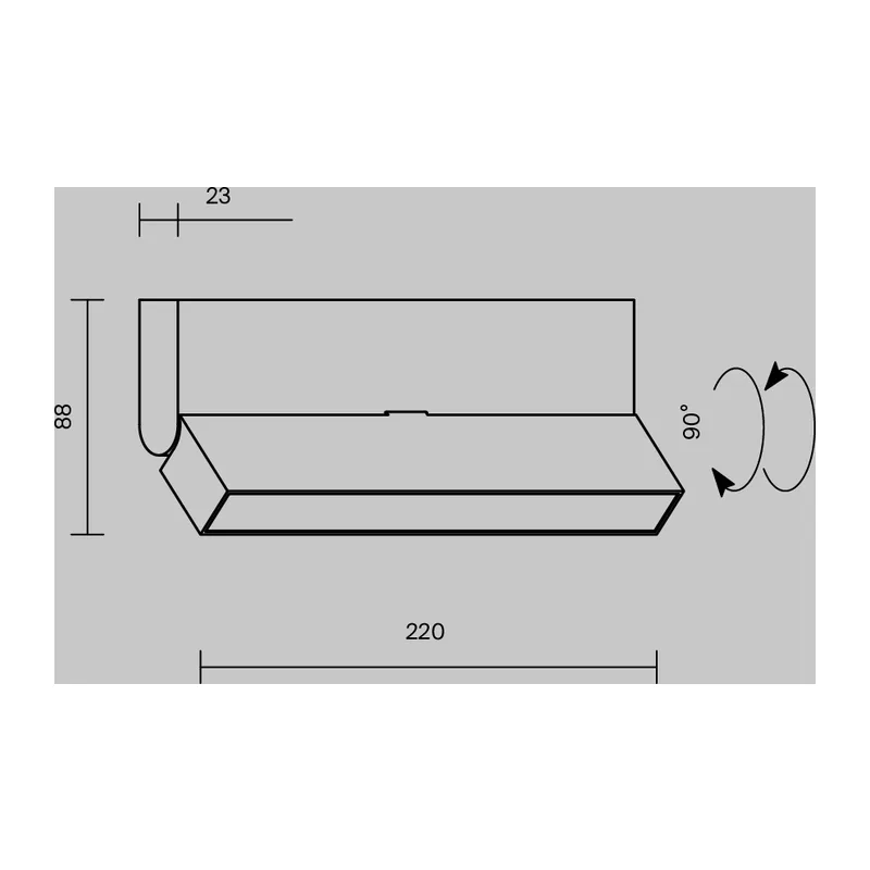 Потолочный светильник Базис поворотный / Basis Rot 12 Вт 3000 К 120° Maytoni C133CL-12W3K-B 10