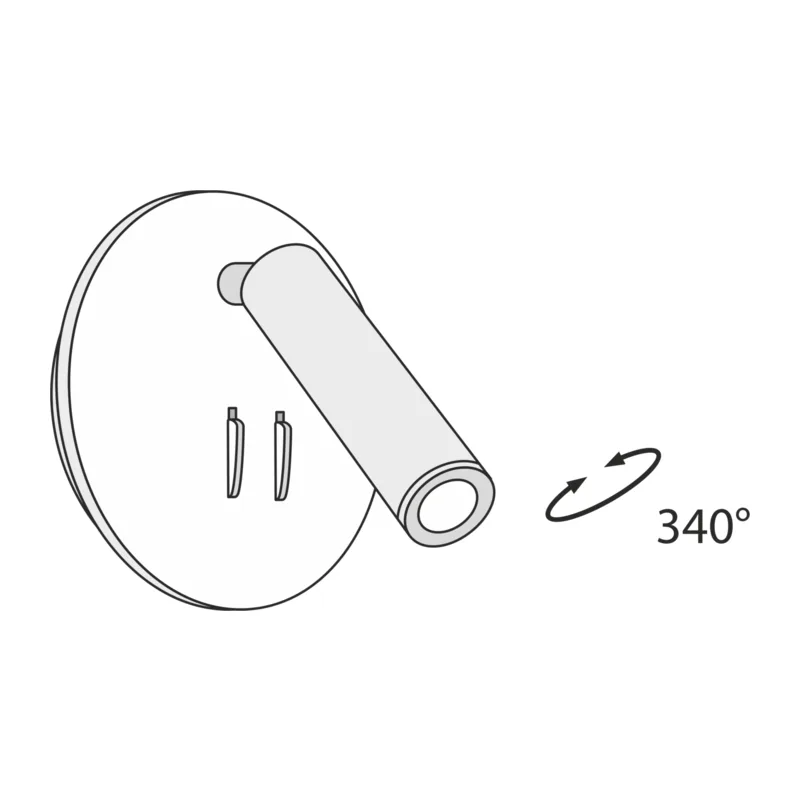 Настенный светильник (бра) Иос 176 / Ios 176 3000К 9Вт Maytoni C176-WL-01-6W-W 3