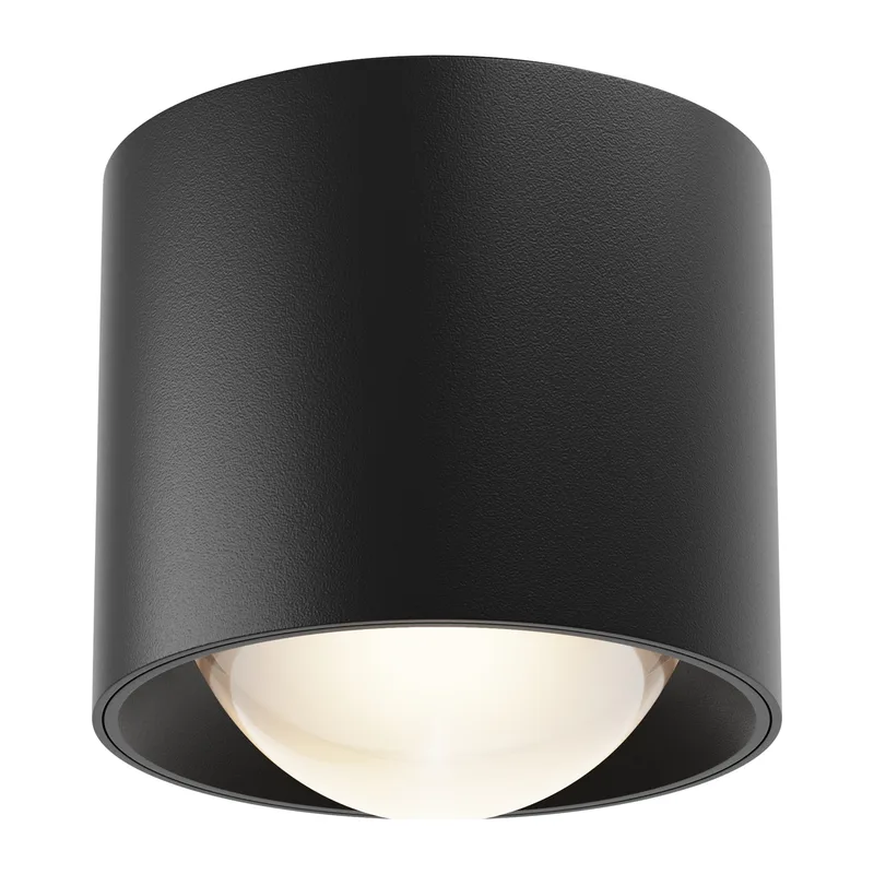 Потолочный светильник Линза / Lens 15 Вт 3000 К 70° IP 44 Maytoni C217CL-15W3K-B
