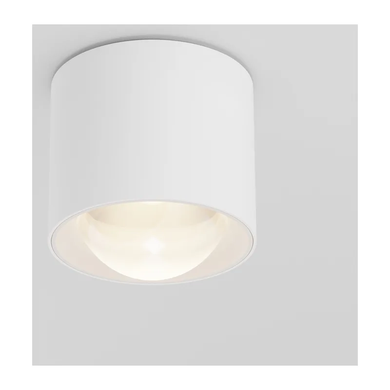 Потолочный светильник Линза / Lens 15 Вт 3000 К 70° IP 44 Maytoni C217CL-15W3K-W 9