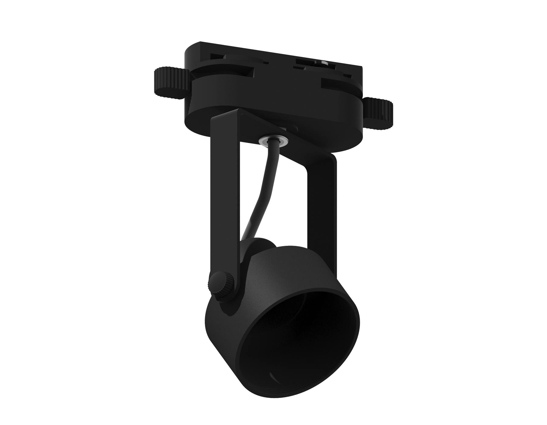 Корпус однофазного трекового светильника D60mm C6602 PBK черный полированный D60*H135mm Out122mm MR16 GU10 (насадки D60mm) Ambrella Light 3
