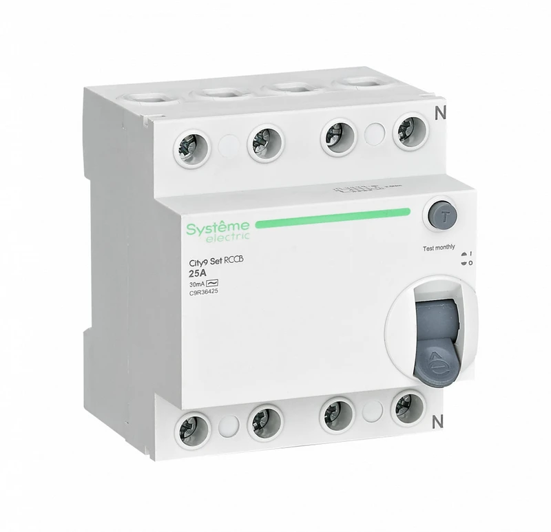 City9 Set ВДТ 25А 4P 30мА Тип-AC 400В 2