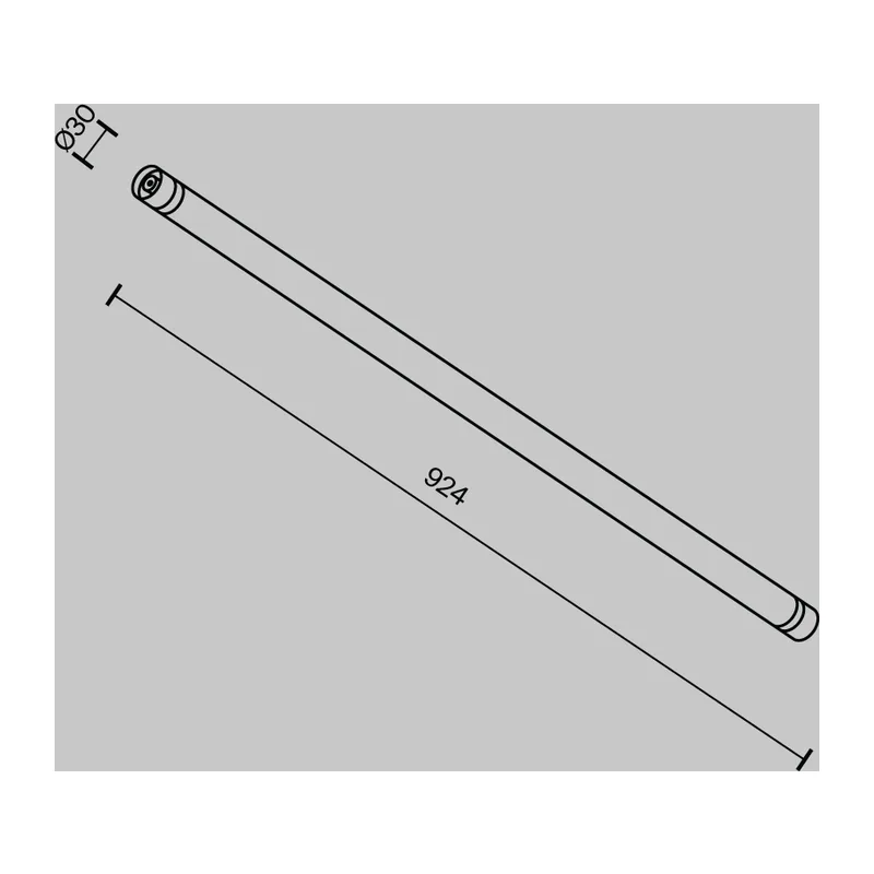 Соединитель для модульной системы Shelf 924мм Maytoni CA011-L900-B 6