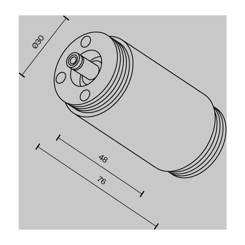 Прямой коннектор для системы Shelf без ввода питания Maytoni CA013IC-B 5