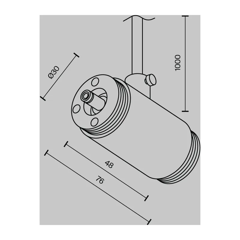 Прямой коннектор для системы Shelf с вводом питания Maytoni CA013IC-P-B 5