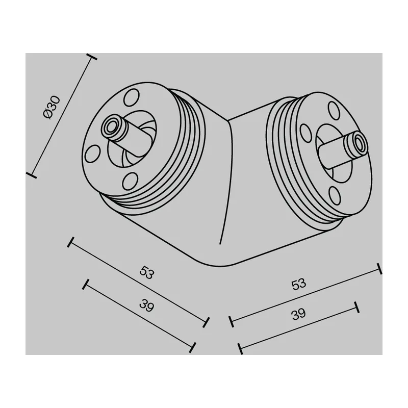 Угловой коннектор для системы Shelf без ввода питания Maytoni CA014CL-B 8