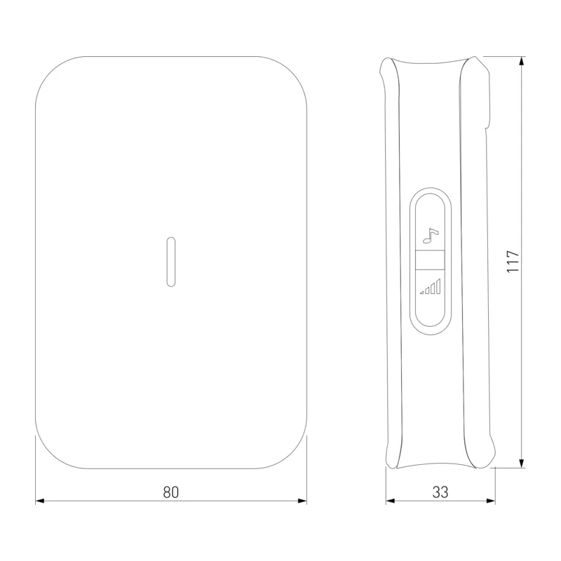 Звонок беспроводной WL 36M IP44 черный DBQ19M WL 36M IP44 черный Elektrostandard 2