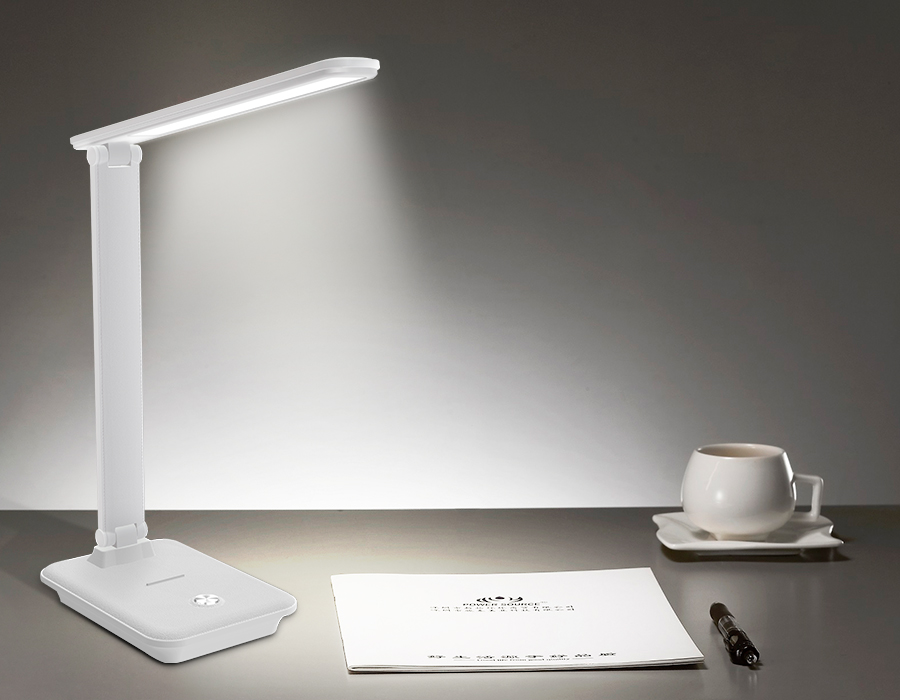 Светодиодная настольная лампа с диммером DE502 WH белый LED 3000-6400K 9W Ambrella Light 6