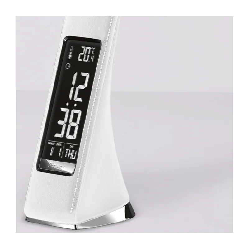 Светодиодная настольная лампа 3000K-6400K 6Вт+LCD 2Вт DE508 WH белый LED 3000-6400K 6W+LCD 2W Ambrella Light 6