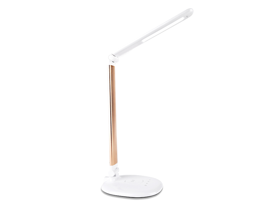 Светодиодная настольная лампа с беспроводной зарядкой DE525 GD золото LED 3000-6400K 7W Ambrella Light 9
