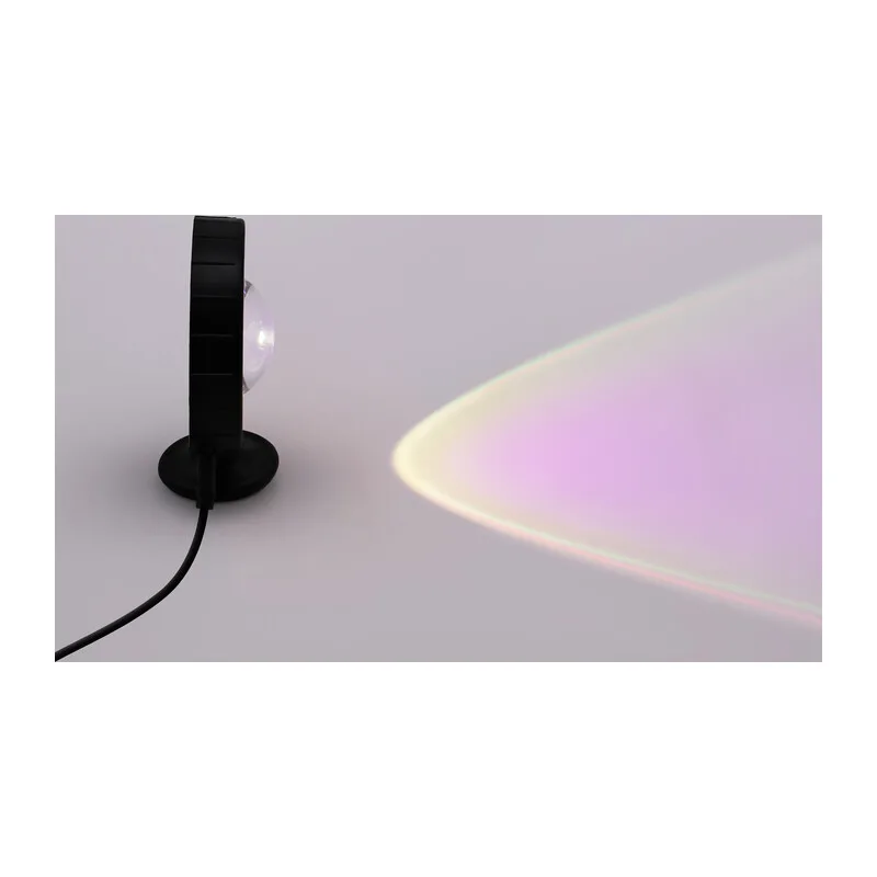 Атмосферная светодиодная настольная лампа с пультом 3000K-6000K+RGB 3Вт DE8383 BK черный LED RGB 3W (ПДУ RGB) Ambrella Light 8