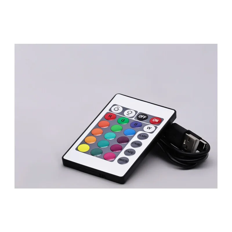 Атмосферная светодиодная настольная лампа с пультом 3W RGB 3Вт DE8385 BK черный LED RGB 3W (ПДУ RGB) Ambrella Light 8