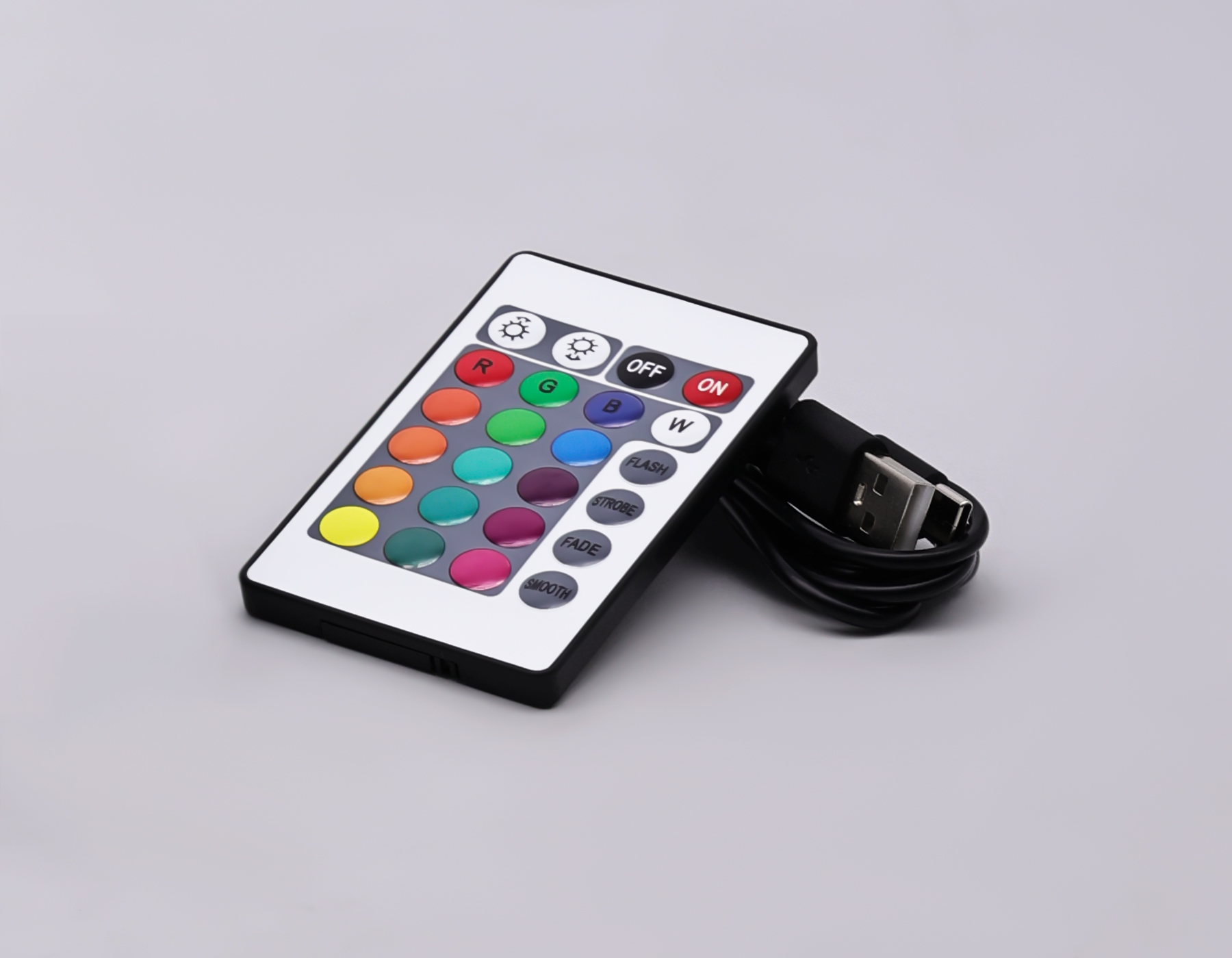 Атмосферная светодиодная настольная лампа с пультом DE8387 BK черный LED RGB 3W (ПДУ RGB) Ambrella Light 13