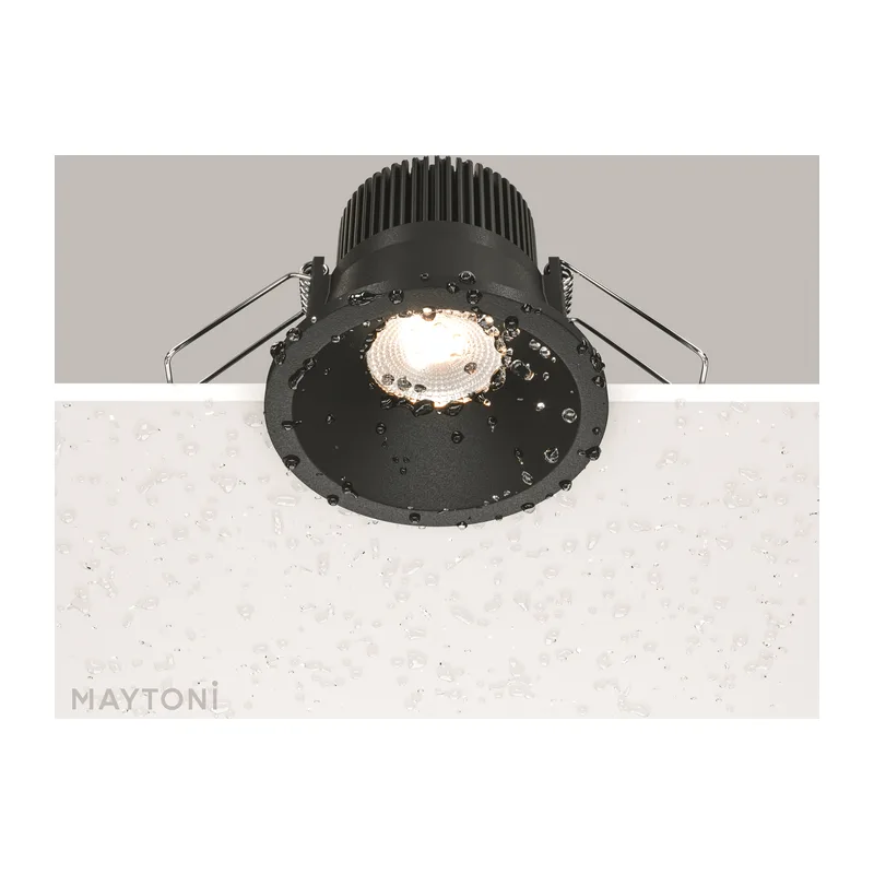 Встраиваемый светильник Зум / Zoom 6 Вт 3000 К 60° IP 65 Maytoni DL034-01-06W3K-B 5