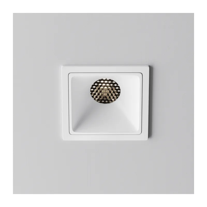 Встраиваемый светильник Альфа / Alfa LED 10 Вт 4000 К 60° Maytoni DL043-01-10W4K-SQ-W-1 2