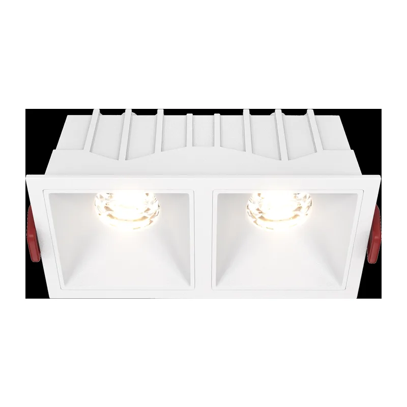 Встраиваемый светильник Альфа / Alfa LED 20 Вт 3000 К 36° Maytoni DL043-02-10W3K-SQ-W 3
