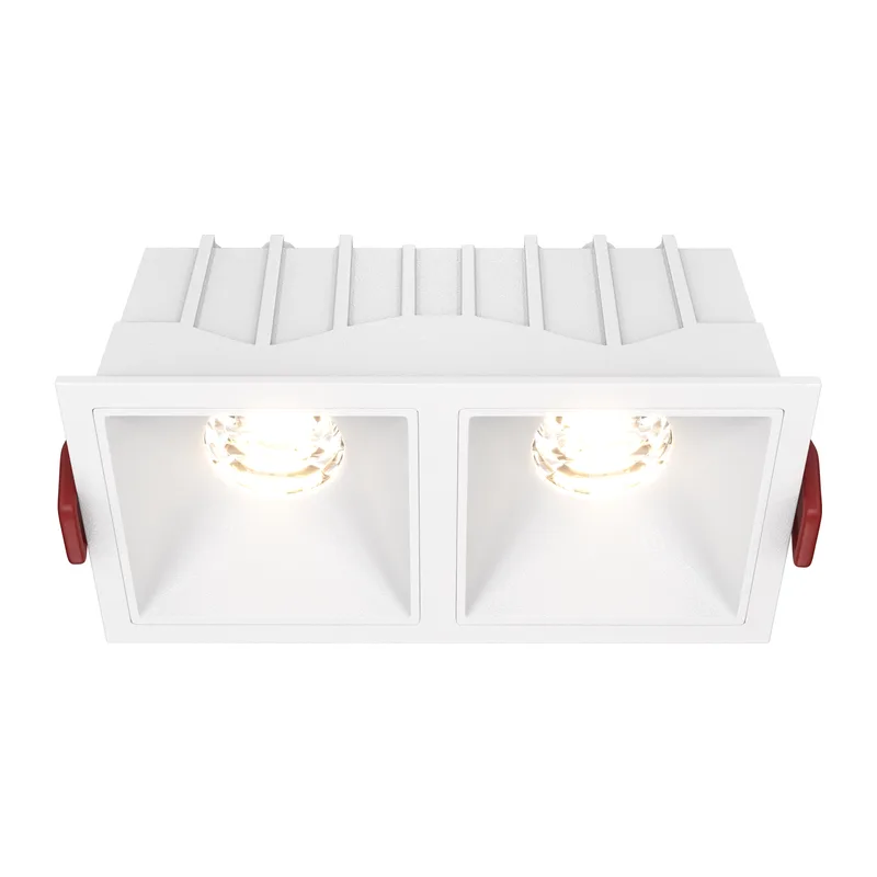 Встраиваемый светильник Альфа / Alfa LED 20 Вт 3000 К 36° Maytoni DL043-02-10W3K-SQ-W