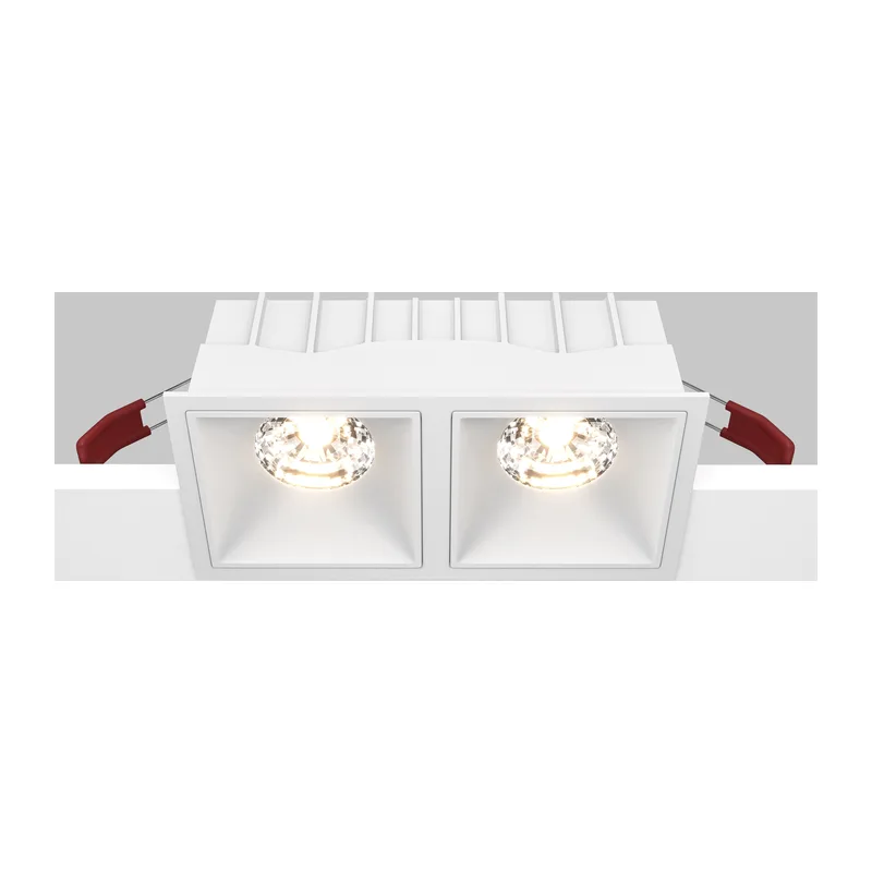 Встраиваемый светильник Альфа / Alfa LED 30 Вт 3000 К 36° Maytoni DL043-02-15W3K-SQ-W 9