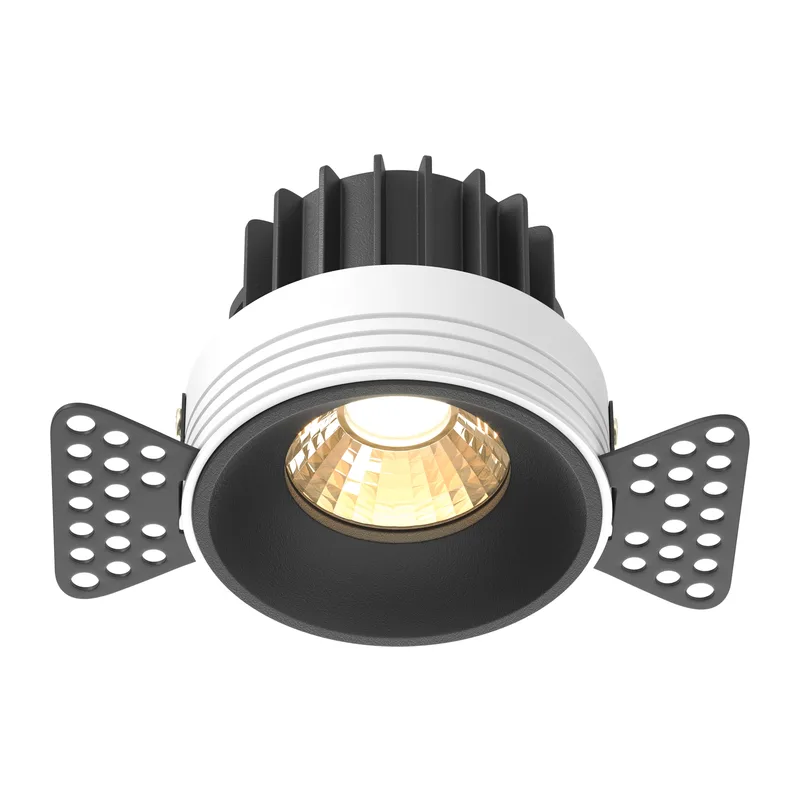 Встраиваемый светильник Раунд / Round 12 Вт 2700 К 60° Maytoni DL058-12W2.7K-TRS-B