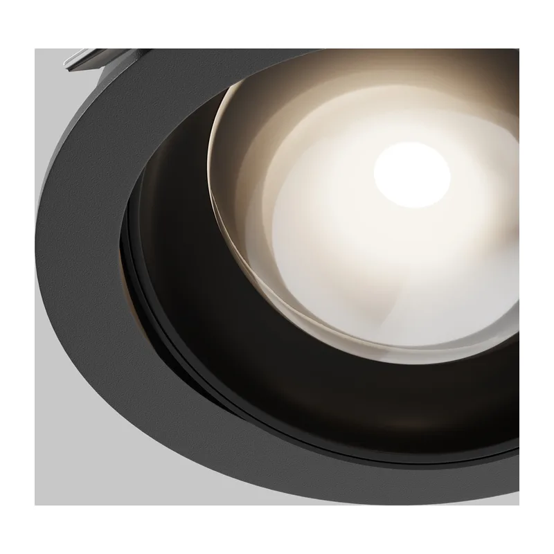 Встраиваемый светильник Линза / Lens 12 Вт 4000 К 70° IP 44 Maytoni DL105-12W4K-B 11