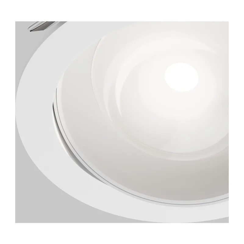 Встраиваемый светильник Линза / Lens 12 Вт 4000 К 70° IP 44 Maytoni DL105-12W4K-W 10