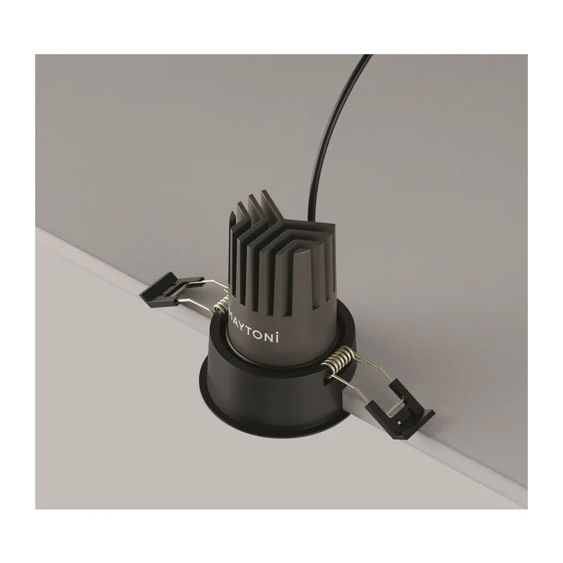 Встраиваемый светильник Омут / Dip 10 Вт 3000 К 50° Maytoni DL115-10W-3K-B 3