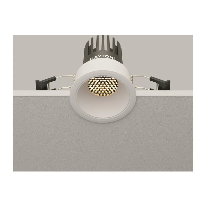 Встраиваемый светильник Омут / Dip 10 Вт 3000 К 50° Maytoni DL115-10W-3K-W 4