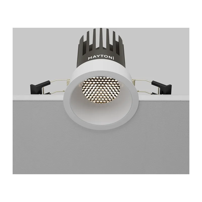 Встраиваемый светильник Омут / Dip 15 Вт 4000 К 50° Maytoni DL117-15W-4K-W 4