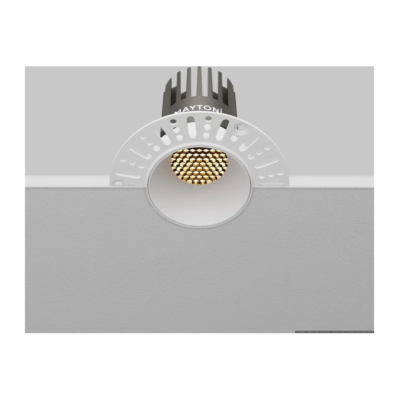 Встраиваемый светильник Омут / Dip 10 Вт 2700 К 50° Maytoni DL119-10W-2.7K-TRS-W 4
