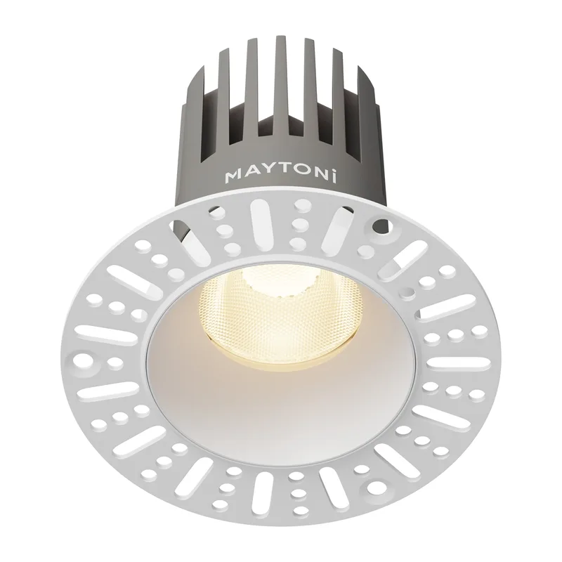 Встраиваемый светильник Омут / Dip 15 Вт 3000 К 50° Maytoni DL121-15W-3K-TRS-W