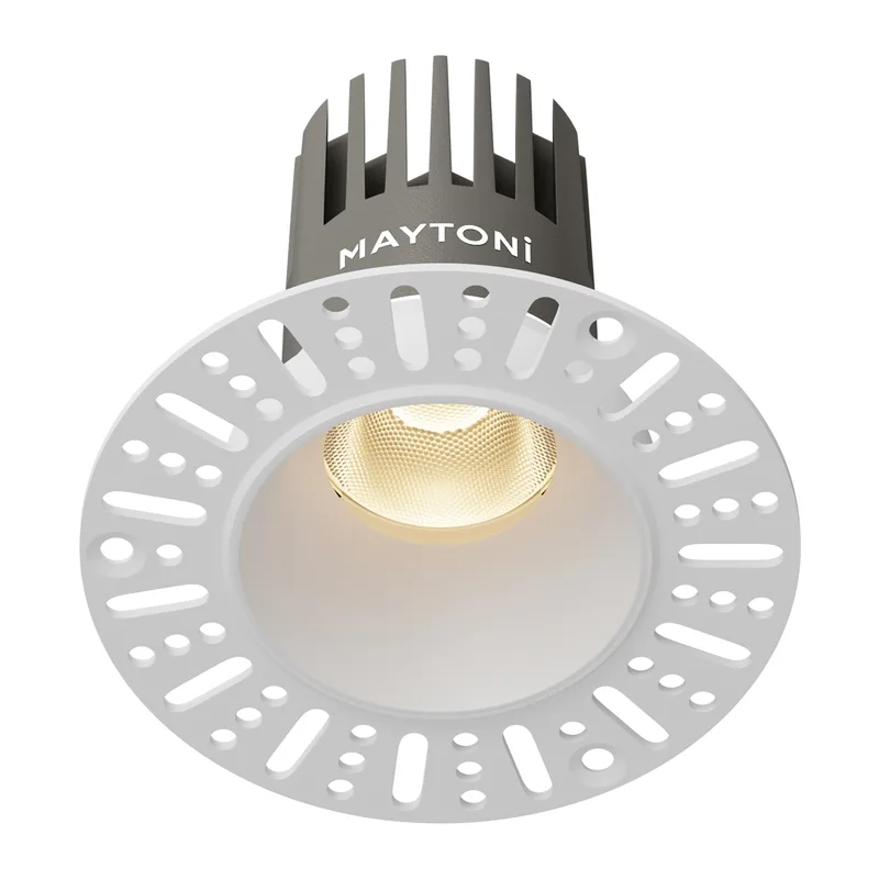 Встраиваемый светильник Омут / Dip 9 Вт 3000 К 9° Maytoni DL124-10W-3K-TRS-W