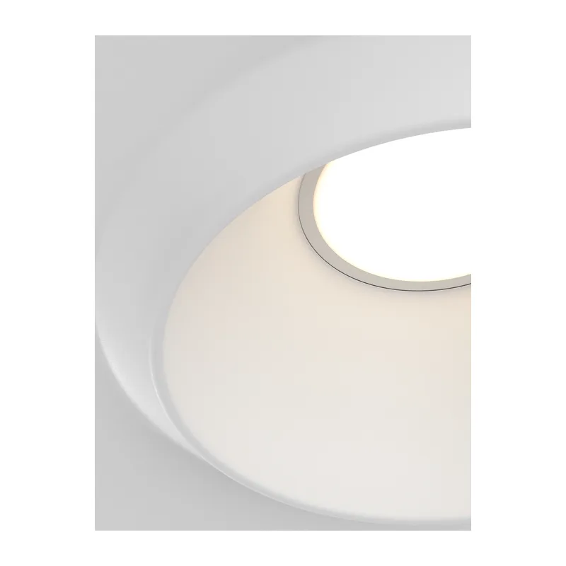 Встраиваемый светильник Гипс Модерн / Gyps Modern 1*GU10 10 Вт Maytoni DL124-GU10-01-TRS-W 3