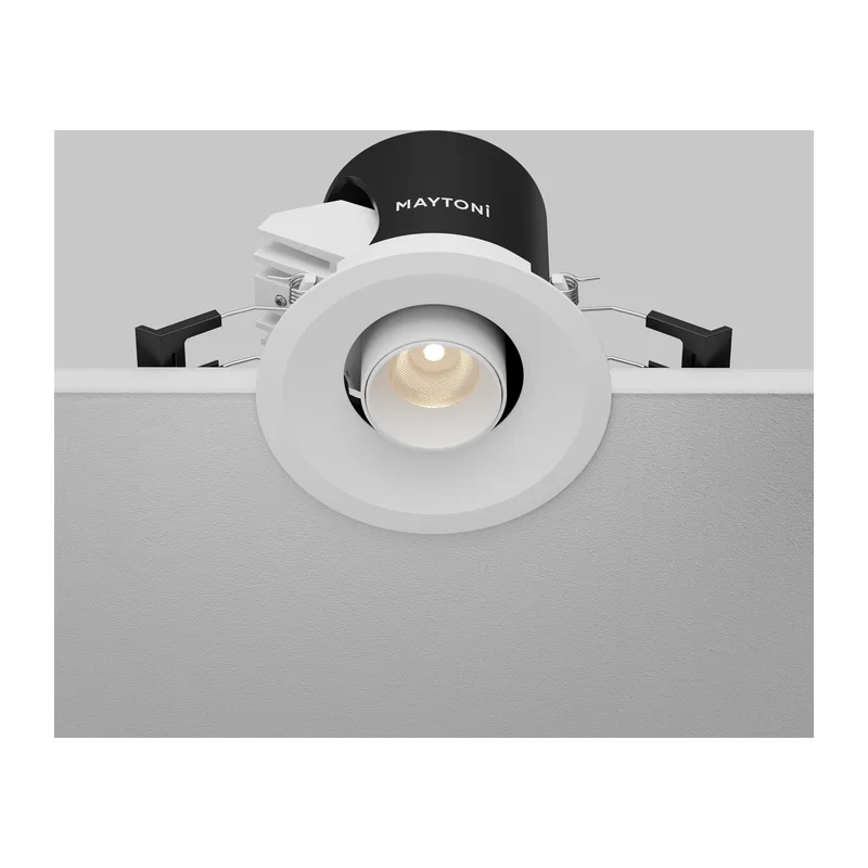 Встраиваемый светильник Фокус мини / Focus LED mini 8 Вт 3000 К 50° Maytoni DL127-8W3K-W 7
